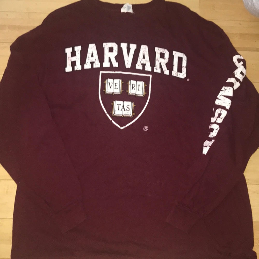 Harvard long sleeve tee